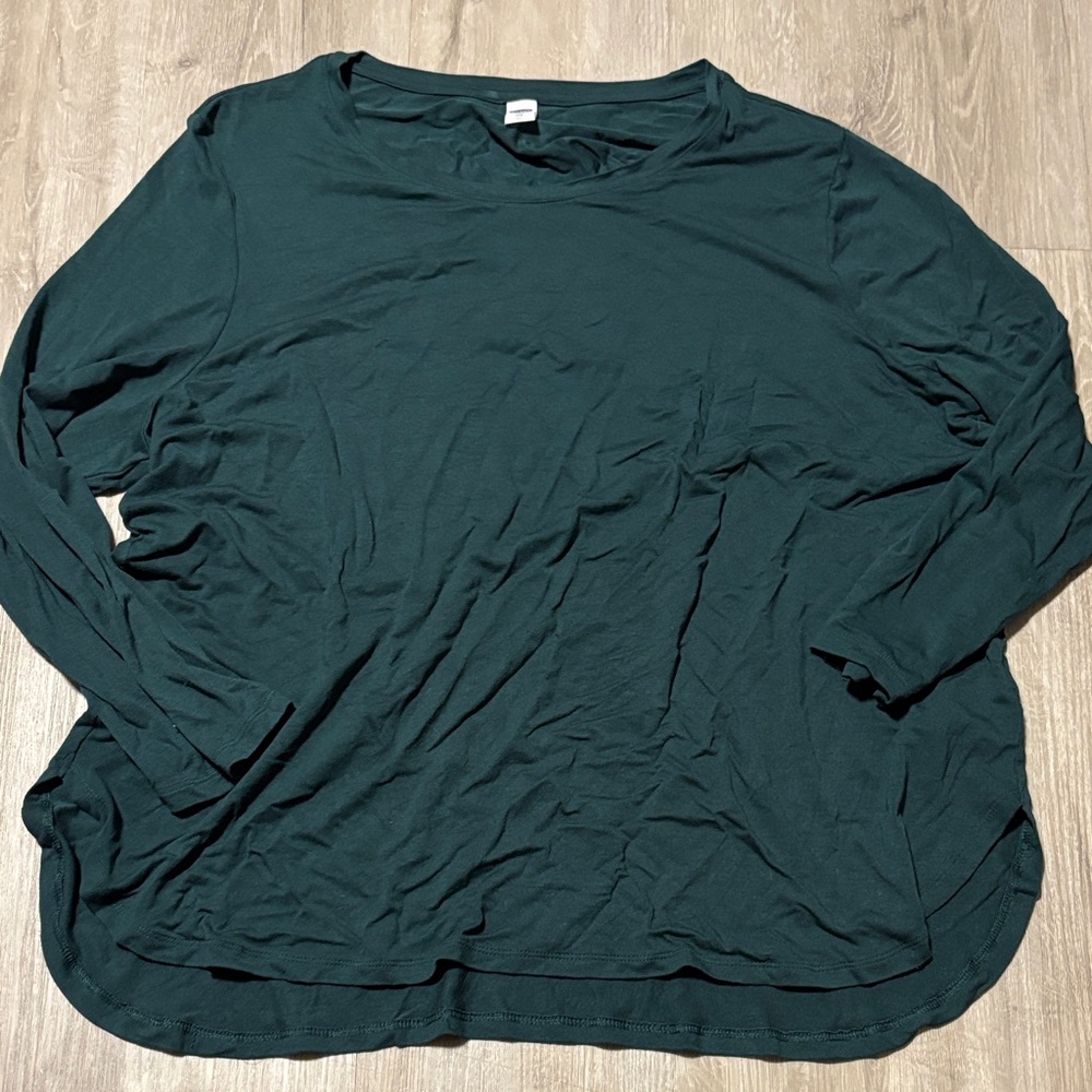 Old Navy Green Long Sleeve Top